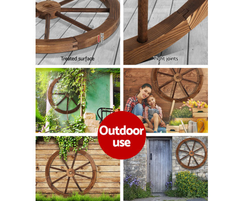 Wooden Wagon Wheel – 1