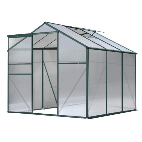 Greenhouse Aluminium Polycarbonate Green House Garden Shed