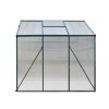 Greenhouse Aluminium Polycarbonate Green House Garden Shed – 1.9×1.9 m