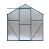 Greenhouse Aluminium Polycarbonate Green House Garden Shed – 1.9×1.9 m