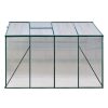 Greenhouse Aluminium Polycarbonate Green House Garden Shed – 2.52×1.9 m