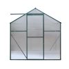 Greenhouse Aluminium Polycarbonate Green House Garden Shed – 2.52×1.9 m