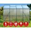 Greenhouse Aluminium Polycarbonate Green House Garden Shed – 2.52×1.9 m