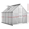 Greenhouse Aluminium Green House Polycarbonate Garden Shed – 242×190 cm