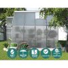 Greenhouse Aluminium Green House Polycarbonate Garden Shed – 242×190 cm