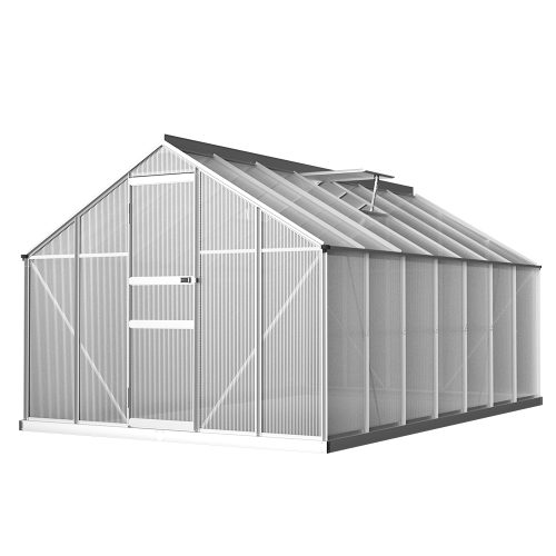 Greenhouse Aluminium Green House Polycarbonate Garden Shed – 422×250 cm