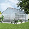 Greenhouse Aluminium Green House Polycarbonate Garden Shed – 422×250 cm