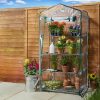 Greenhouse 4 Tiers Mini Green House Garden Bed Planter Box 1.6×0.7×0.5M