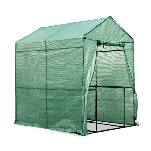 Greenhouse Garden Shed Green House 1.9X1.2M Storage Plant Lawn – Green
