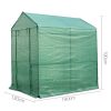 Greenhouse Garden Shed Green House 1.9X1.2M Storage Plant Lawn – Green