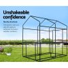 Greenhouse Garden Shed Green House 1.9X1.2M Storage Plant Lawn – Green