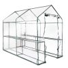 Greenhouse Garden Shed Green House 1.9X1.2M Storage Plant Lawn – Clear