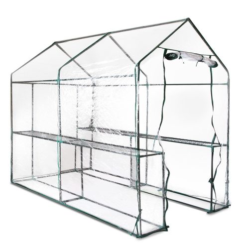 Greenhouse Garden Shed Green House 1.9X1.2M Storage Plant Lawn – Clear