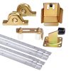 Roller Guide Gate Opener Track Stopper Sliding Hardware Accessories Kit