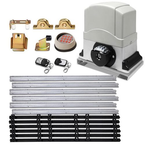 Electric Sliding Gate Opener 1200KG With Remote Hardware Kit Rail – 1200KG 6M