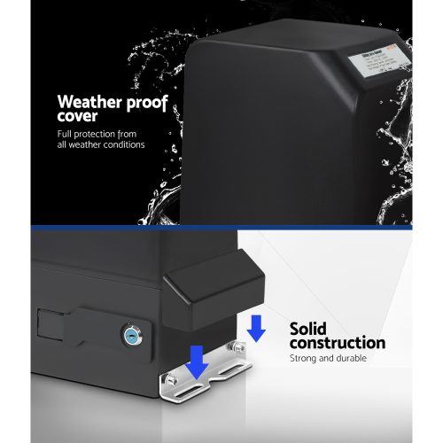 Auto Electric Sliding Gate Opener Keypad Rails – 1000KG 4M 370W + Keypad