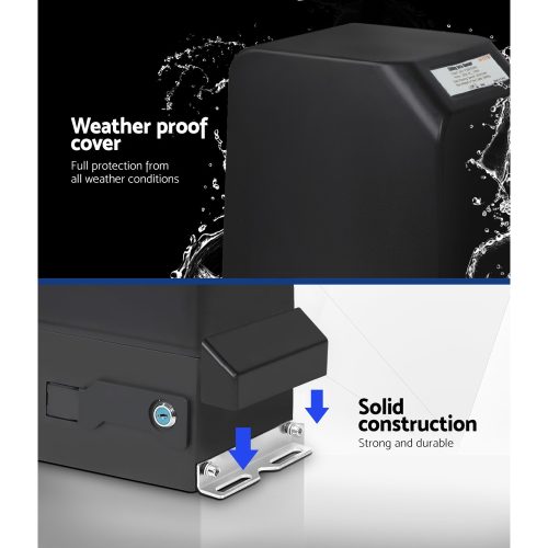 Auto Electric Sliding Gate Opener Keypad Rails – 1000KG 6M 370W + Keypad