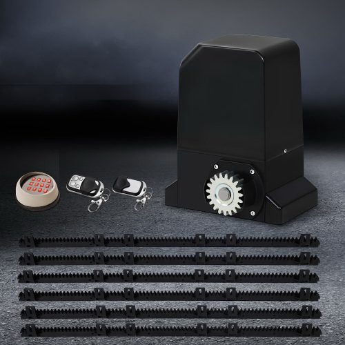 Auto Electric Sliding Gate Opener Keypad Rails – 1000KG 6M 370W + Keypad