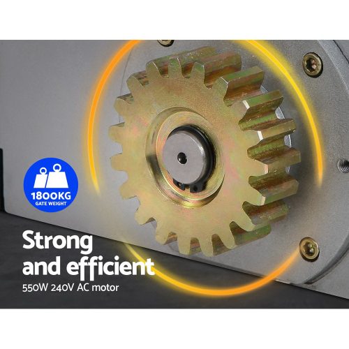 Auto Electric Sliding Gate Opener Keypad Rails – 1800KG 4M 550W + Keypad
