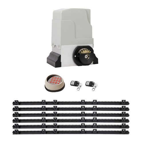 Auto Electric Sliding Gate Opener Keypad Rails – 1800KG 6M 550W + Keypad