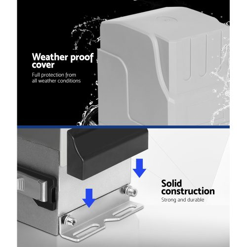 Auto Electric Sliding Gate Opener Keypad Rails – 1800KG 6M 550W + Keypad