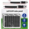 Swing Gate Opener Automatic Electric Solar Power Remote Control – 600KG 5.5M 20w