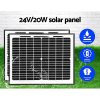 Swing Gate Opener Automatic Electric Solar Power Remote Control – 600KG 5.5M 20w
