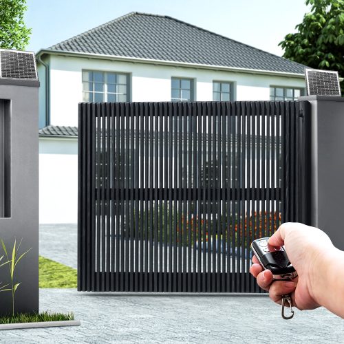 Swing Gate Opener Automatic Electric Solar Power Remote Control – 600KG 5.5M 20w