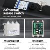 Swing Gate Opener Automatic Electric Solar Power Remote Control – 600KG 5.5M 40w
