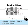 Swing Gate Opener Automatic Electric Solar Power Remote Control – 600KG 5.5M 40w