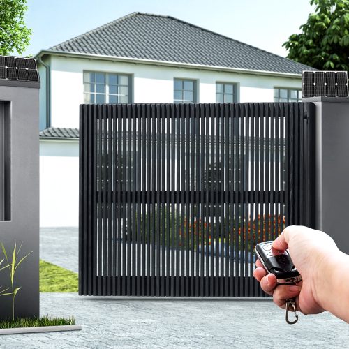 Swing Gate Opener Automatic Electric Solar Power Remote Control – 600KG 5.5M 40w