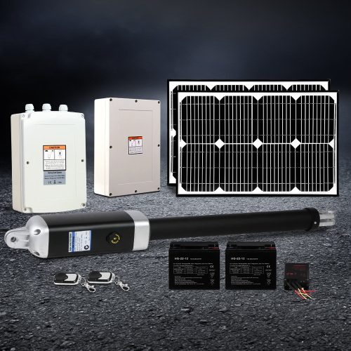 Swing Gate Opener Automatic Electric Solar Power Remote Control – 600KG 5.5M 40w