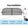 Automatic Electrical Swing Gate Opener Kit – 1000KG 11M Double Arms 20W Solar