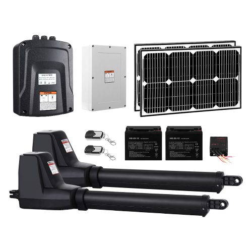Automatic Electrical Swing Gate Opener Kit – 1000KG 11M Double Arms 40W Solar