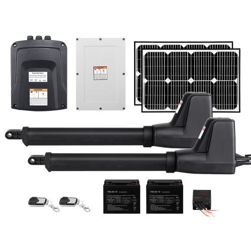 Automatic Electrical Swing Gate Opener Kit – 1000KG 11M Double Arms 40W Solar
