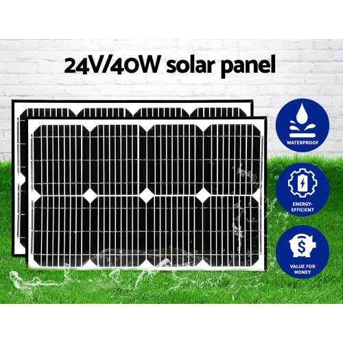 Automatic Electrical Swing Gate Opener Kit – 1000KG 11M Double Arms 40W Solar