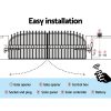 Automatic Electrical Swing Gate Opener Kit – 1000KG 11M Double Arms 40W Solar