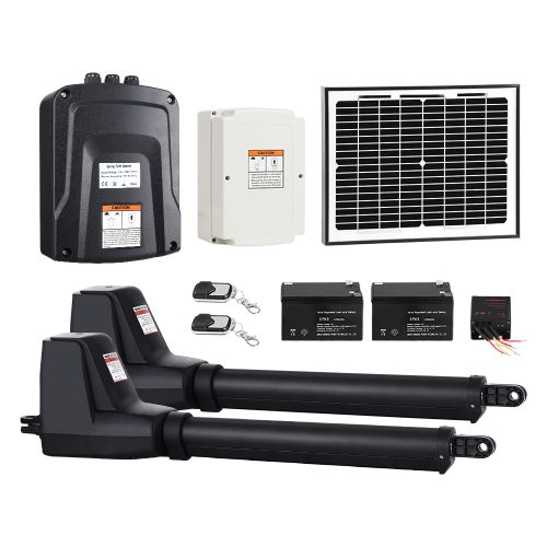 Automatic Electrical Swing Gate Opener Kit – 1000KG 9M Double Arms 10W Solar