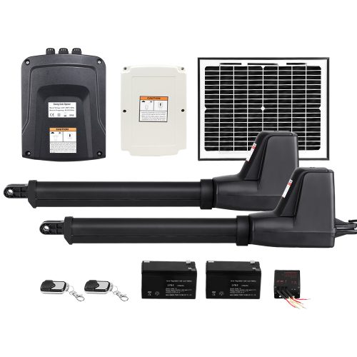 Automatic Electrical Swing Gate Opener Kit – 1000KG 9M Double Arms 10W Solar
