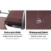 Outdoor Swing Chair Hammock 3 Seater Garden Canopy Bench Seat Backyard – Brown
