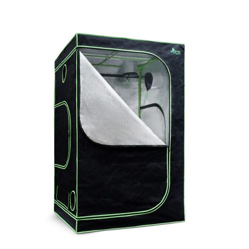 Green Fingers Weather Proof Lightweight Grow Tent – 120x120x200 cm, Green