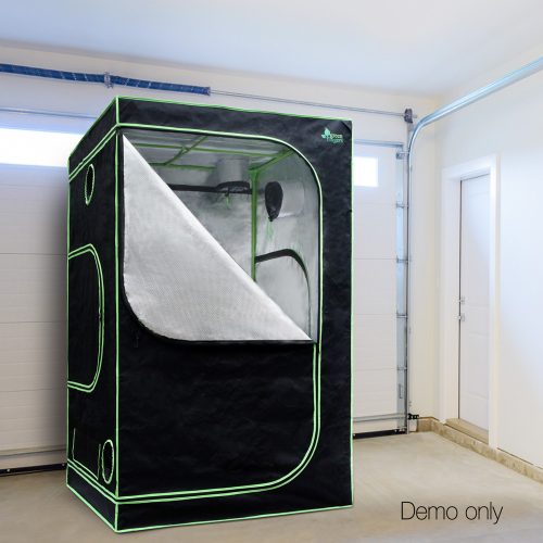Green Fingers Weather Proof Lightweight Grow Tent – 120x120x200 cm, Green
