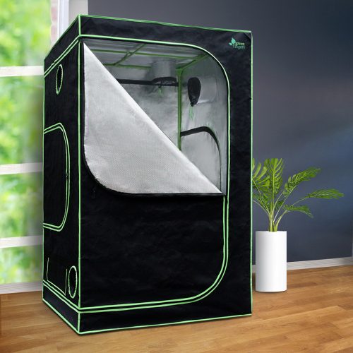 Green Fingers Weather Proof Lightweight Grow Tent – 120x120x200 cm, Green