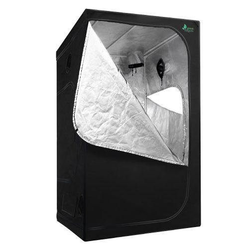 Green Fingers Weather Proof Lightweight Grow Tent – 120x120x200 cm, Black