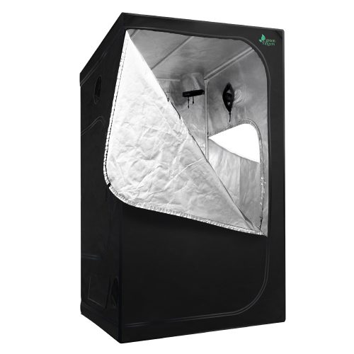 Green Fingers Weather Proof Lightweight Grow Tent – 120x120x200 cm, Black