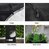 Green Fingers Weather Proof Lightweight Grow Tent – 120x120x200 cm, Black