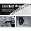 Green Fingers Weather Proof Lightweight Grow Tent – 240x120x200 cm, Black