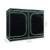 Green Fingers Weather Proof Lightweight Grow Tent – 280x140x200 cm, Green