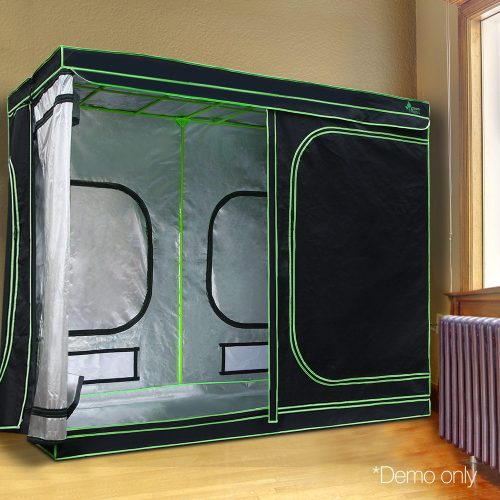 Green Fingers Weather Proof Lightweight Grow Tent – 280x140x200 cm, Green