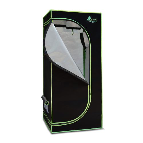 Green Fingers Weather Proof Lightweight Grow Tent – 60x60x140 cm, Green
